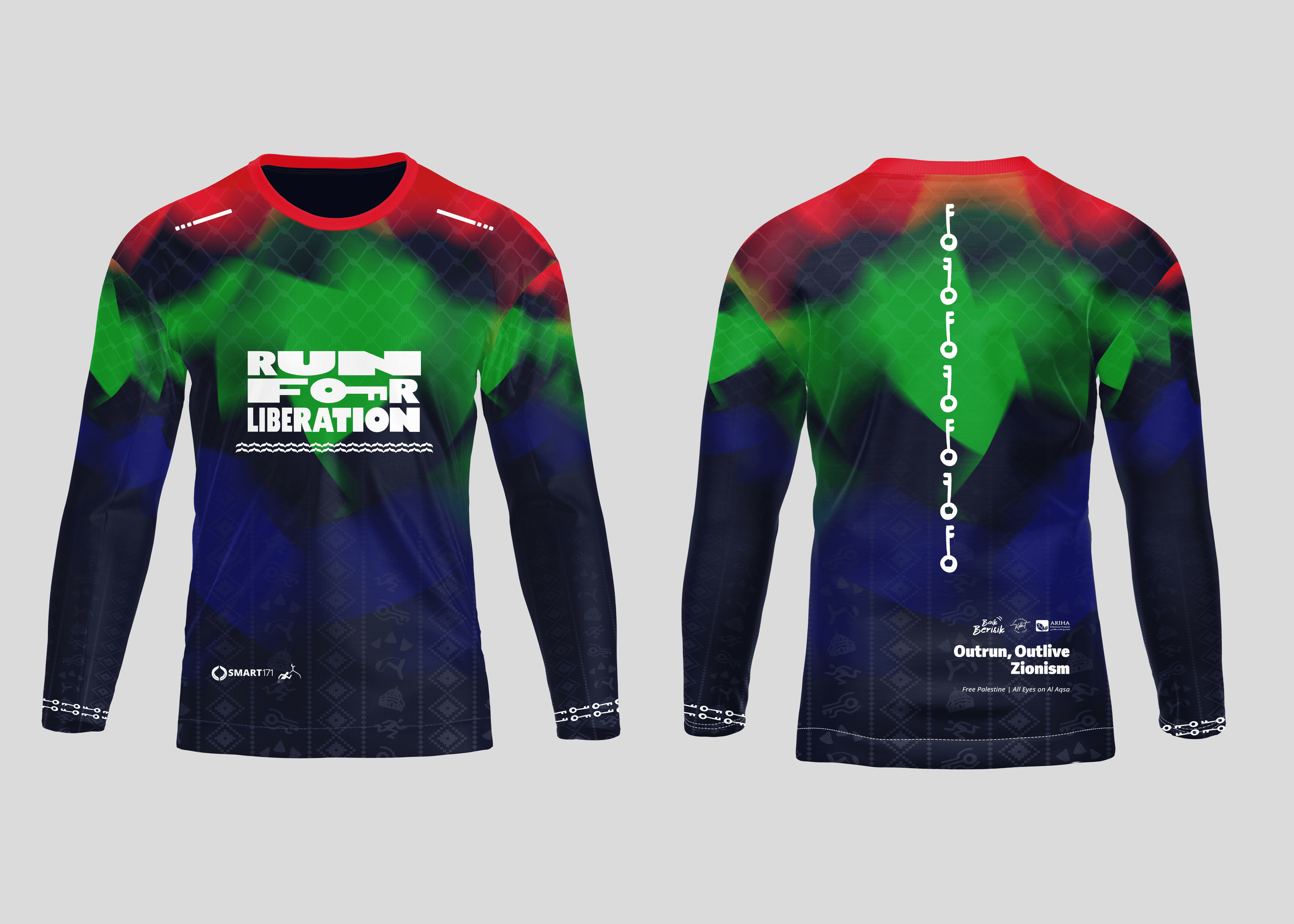 Jersey Lengan Panjang Run For Liberation